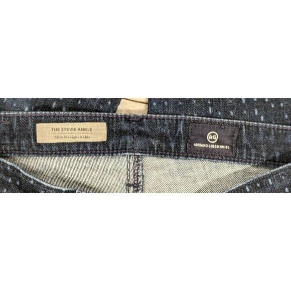 Adriano Goldschmied Womens Size 25R Blue Stevie Ankle Slim Straight Denim Jeans - Picture 7 of 8